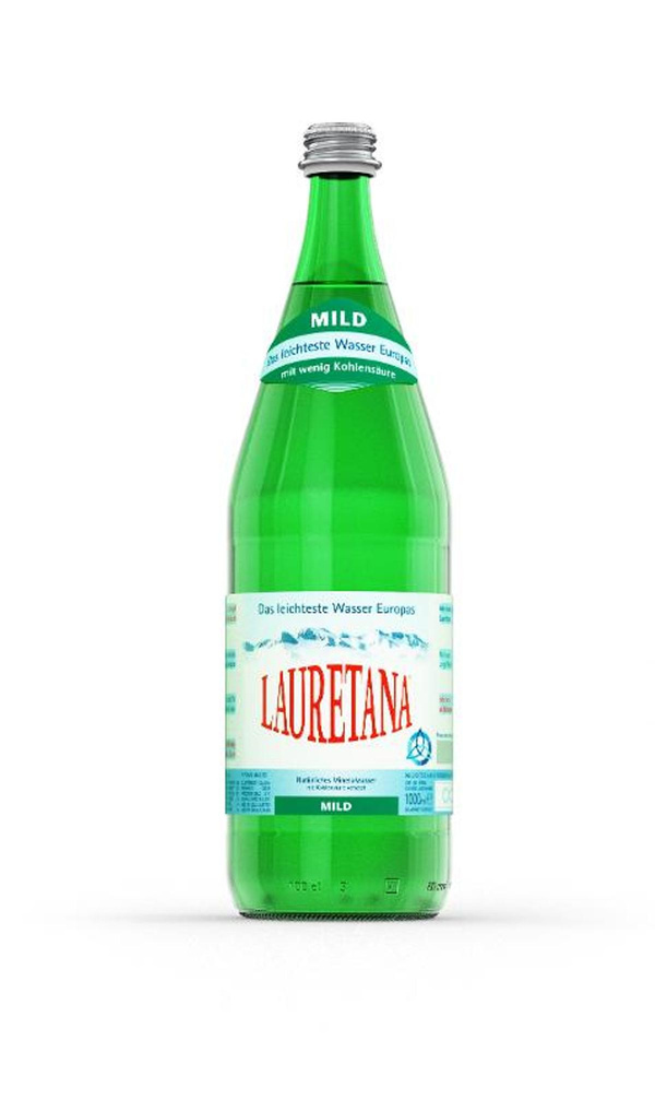 Produktfoto zu Lauretana Wasser mild 6x1l