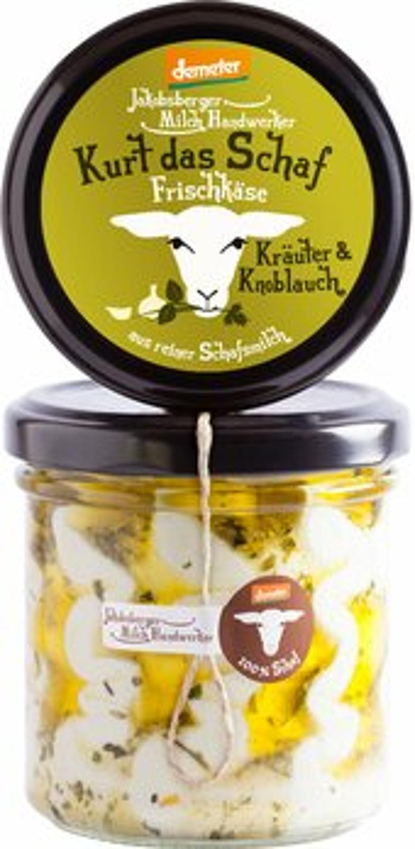 Produktfoto zu Kurt das Schaf - Frischkäse Kräuter_Knoblauch 135g