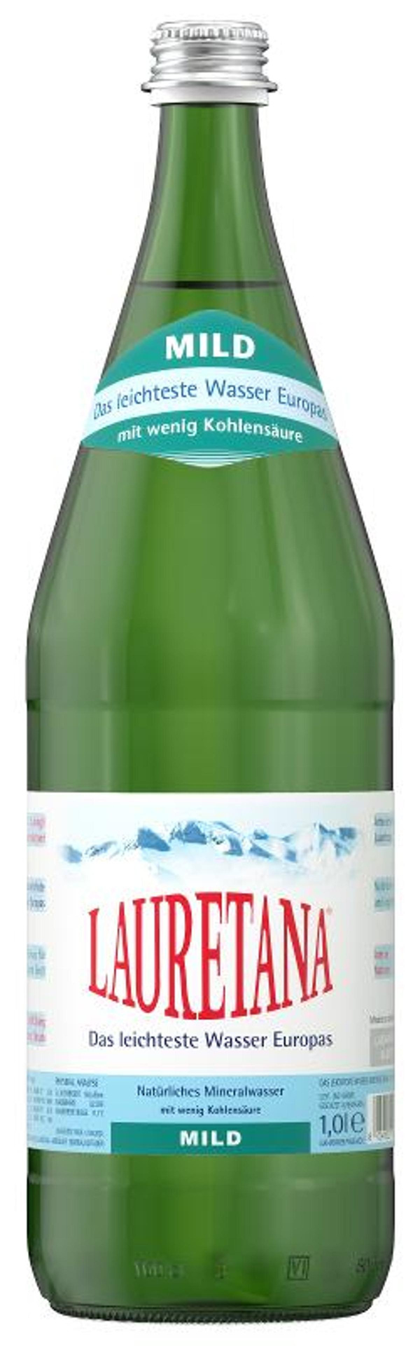 Produktfoto zu Lauretana Wasser mild 6x1l