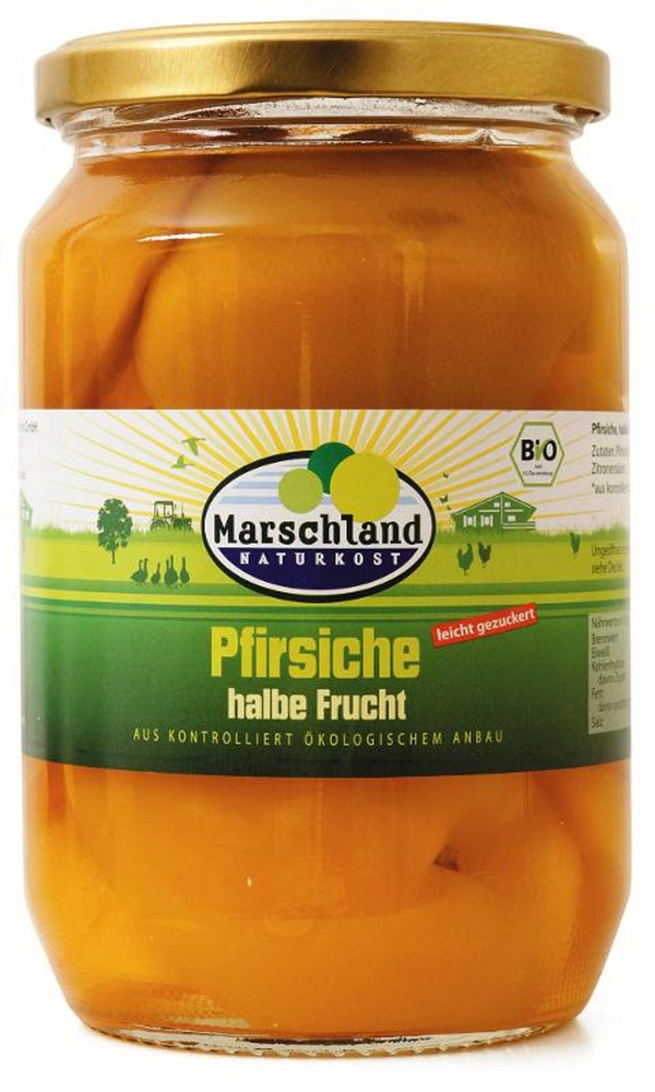 Produktfoto zu Pfirsiche im Glas 680g