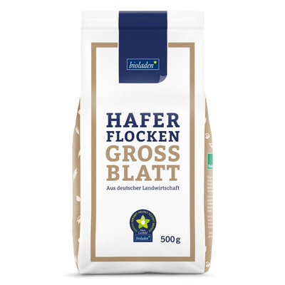 Produktfoto zu b*Haferflocken Großblatt 500g