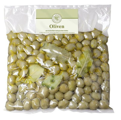 Produktfoto zu Griech. Oliven grün o. Stein
