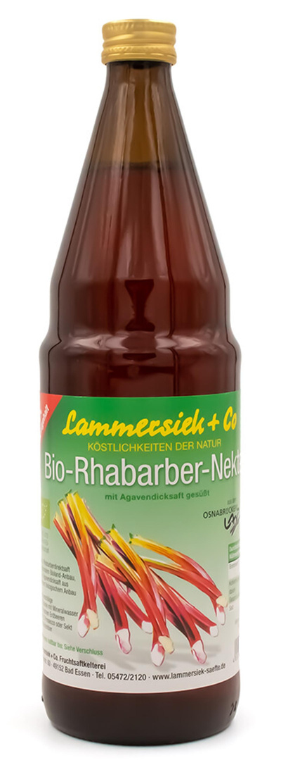 Produktfoto zu BIO Rhabarber Nektar 0,75l