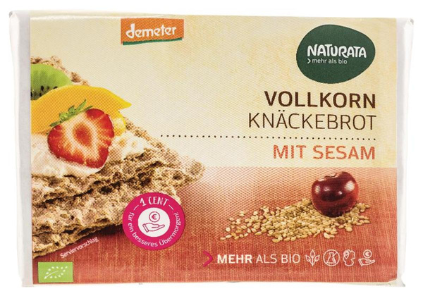 Produktfoto zu Sesam Vollkorn-Knäckebrot