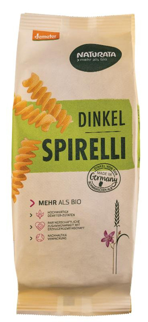 Produktfoto zu Spirelli Dinkel, hell, 500g