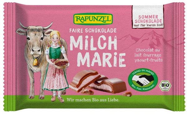 Produktfoto zu Milch Marie Schokolade mit rote Beeren-Joghurt-Füllung