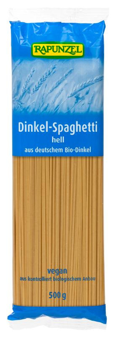 Produktfoto zu Dinkel-Spaghetti, hell 500g