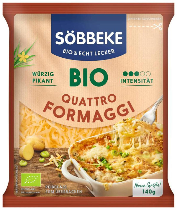 Produktfoto zu Reibekäse Quattro formaggi 140g