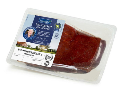 Produktfoto zu Steak vom Rind, mariniert 2 St FRISCH