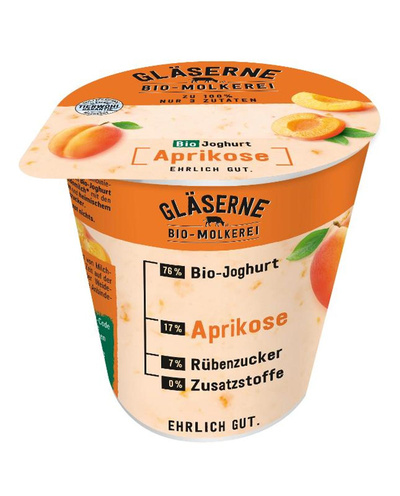 Produktfoto zu Joghurt pur Aprikose 3,5% 150g