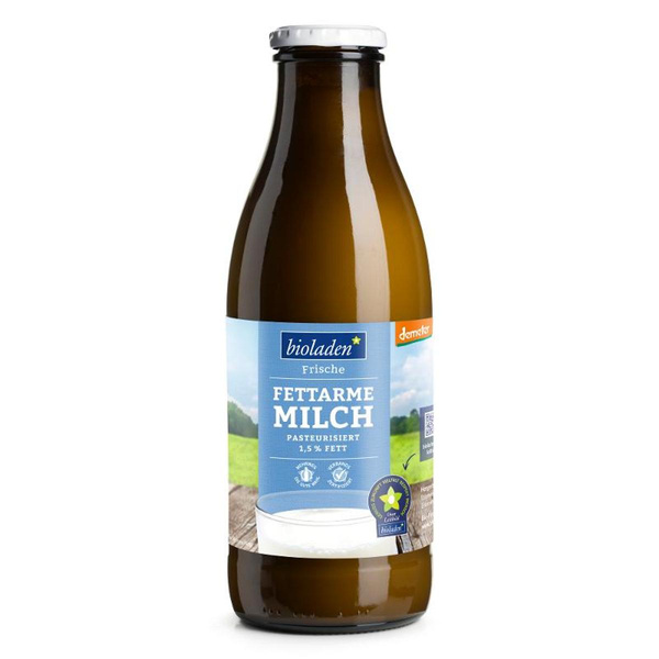 Produktfoto zu Fettarme Milch 1-Liter-Flasche 1,5 %
