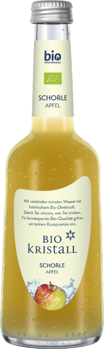 Produktfoto zu BioKristall Apfelschorle 10x0,33l