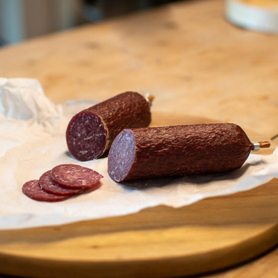 Produktfoto zu Rindersalami 180g demeter