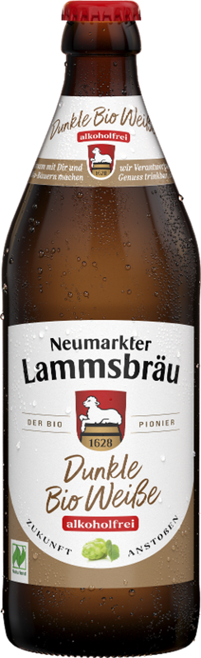 Produktfoto zu Lammsbräu Dunkle Weiße alkoholfrei 10x0,5l