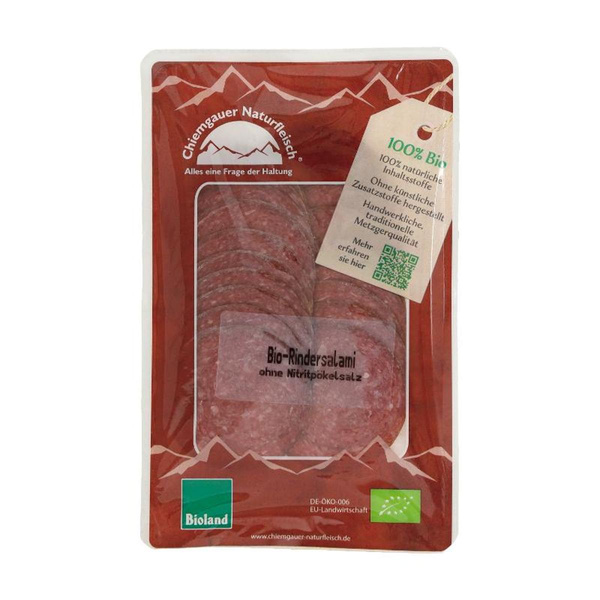 Produktfoto zu Rindersalami geschnitten Chiemgauer