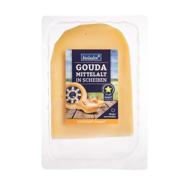 Produktfoto zu Scheibenkäse Gouda mittelalt _ pikant