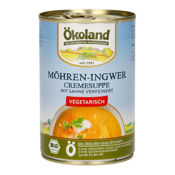 Produktfoto zu Möhren-Ingwer Cremesuppe, 400g