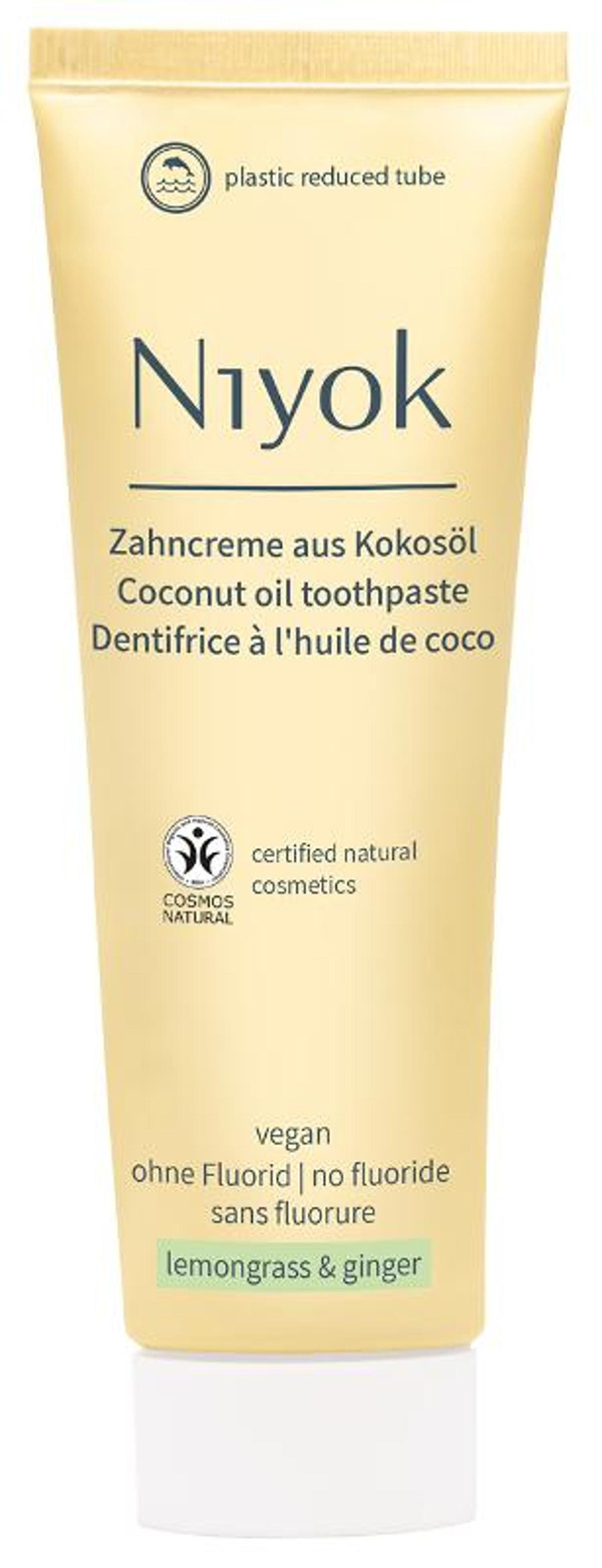 Produktfoto zu Niyok Zahncreme Zitronengras Ingwer 75ml