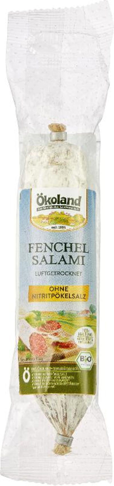 Produktfoto zu Fenchelsalami luftgetrocknet 150g