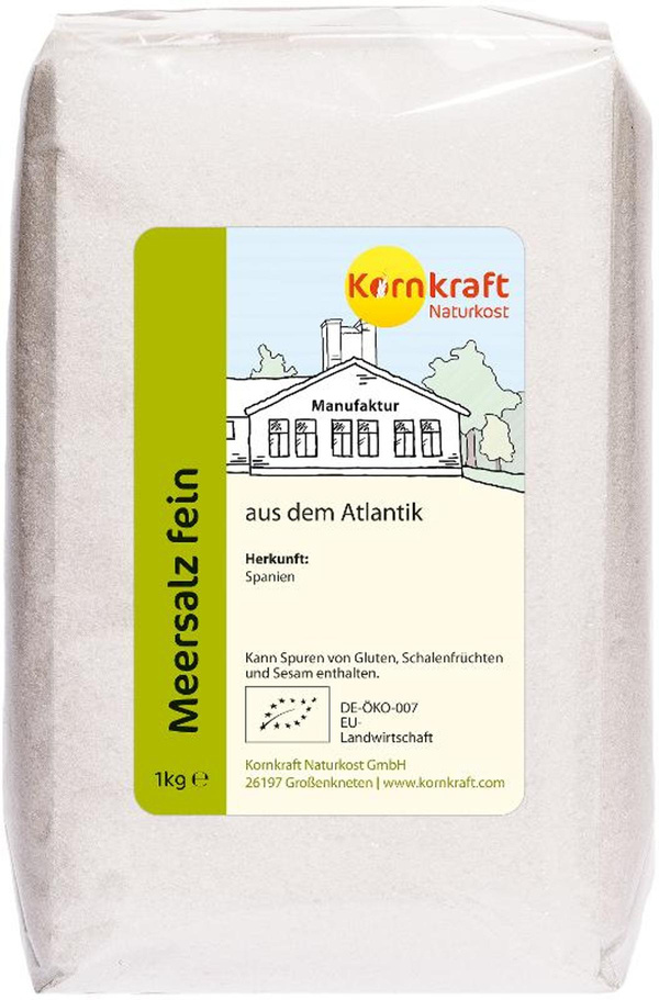 Produktfoto zu Atlantik-Meersalz fein 1kg