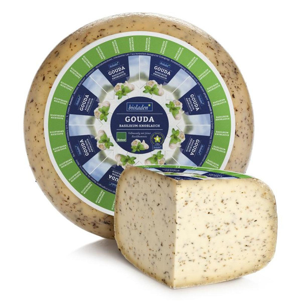 Produktfoto zu Gouda Basilikum_Knoblauch