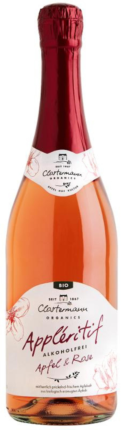 Produktfoto zu Appleritif Apfel Rose alkfrei, 0,75l