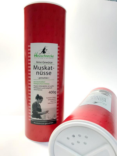 Produktfoto zu Muskatnuss gemahlen in der Dose 400g