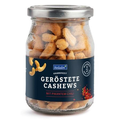 Produktfoto zu b*geröstete Cashews mit pikant 140g
