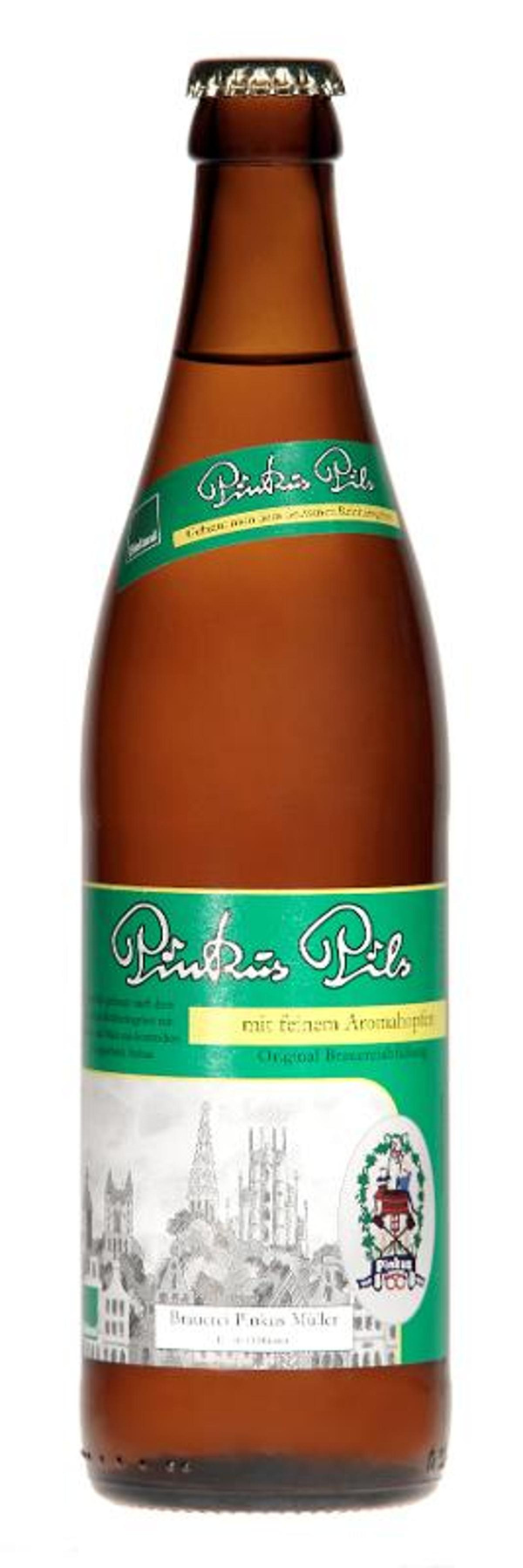 Produktfoto zu Pinkus Pils 10x0,33 l