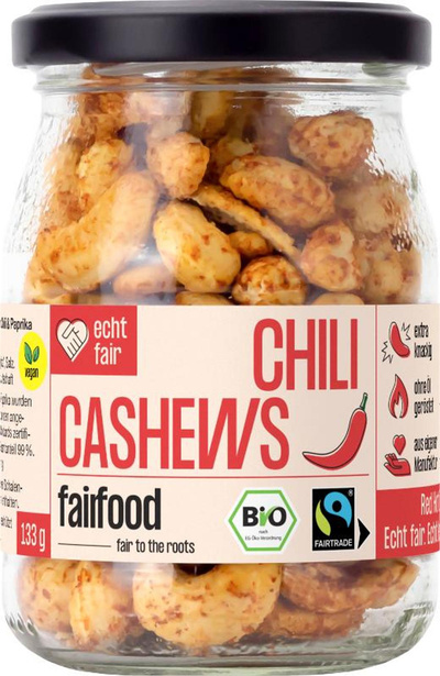 Produktfoto zu Cashewkerne Paprika&Chili 133g