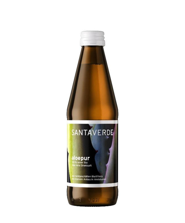 Produktfoto zu aloepur Reiner Aloe Vera Saft 330ml