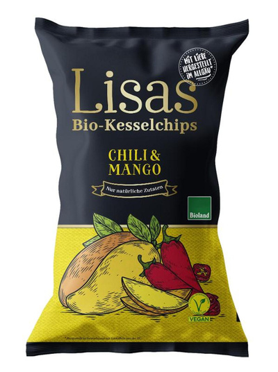 Produktfoto zu Chili Mango Kesselchips 125g