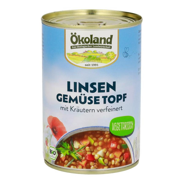 Produktfoto zu Linsen Gemüse Topf 400g