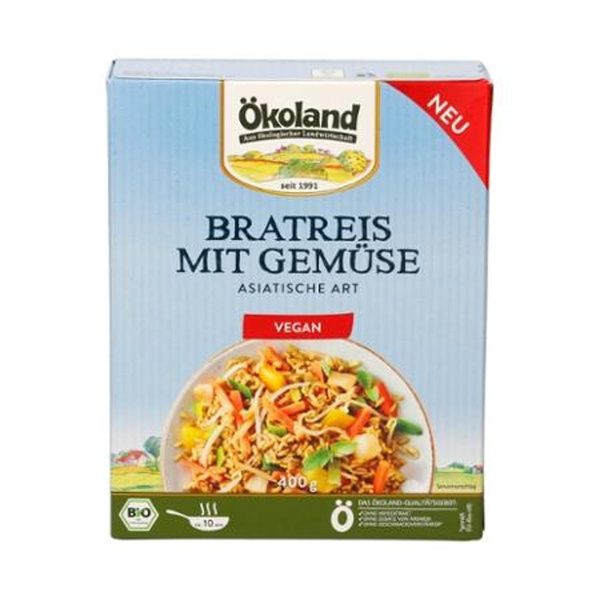 Produktfoto zu Bratreis mit Gemüse 400g TK