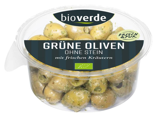 Produktfoto zu Grüne Oliven o. Stein 150g