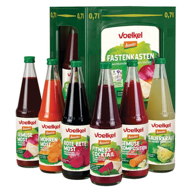 Produktfoto zu Fasten-Kasten - 6 Gemüsesäfte