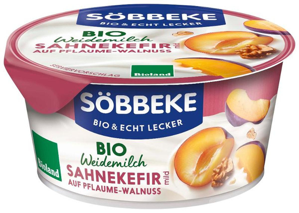 Produktfoto zu Sahnekefir auf Pflaume-Walnuss, 150g