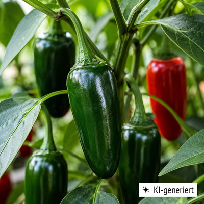 Produktfoto zu Pflanzen Jalapeno-Peperoni (Chili)