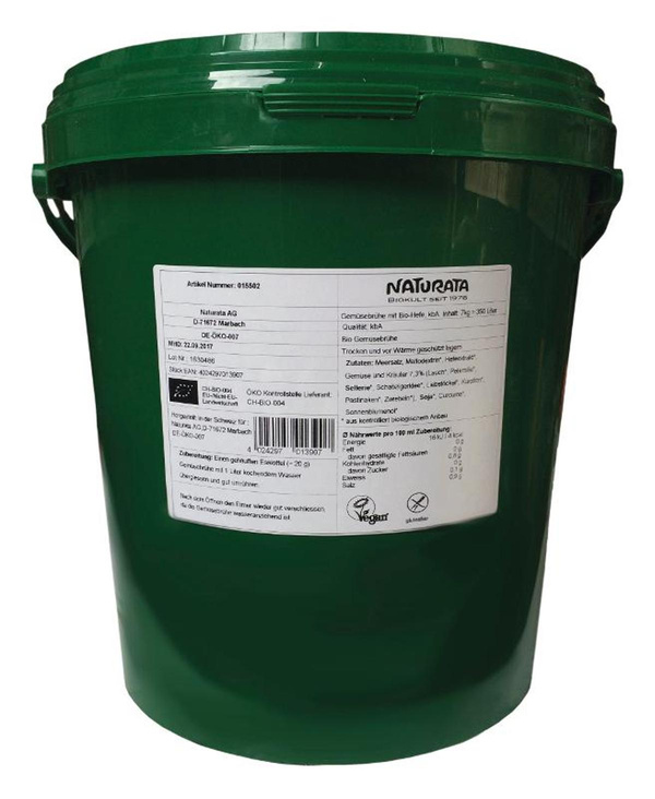 Produktfoto zu Gemüsebrühe mit Bio Hefe 7kg