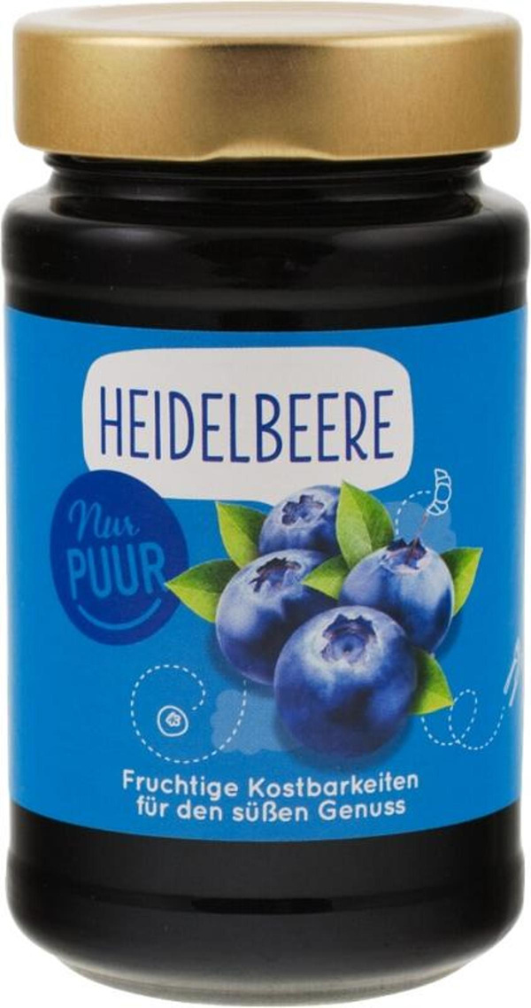 Produktfoto zu Heidelbeere Fruchtaufstrich 250g