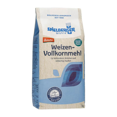 Produktfoto zu Weizenmehl, Vollkorn 1kg