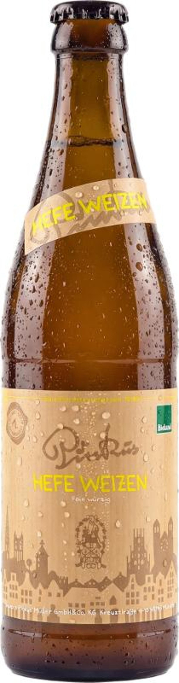 Produktfoto zu Pinkus Hefe Weizen 8x0,5L