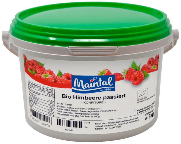 Produktfoto zu Himbeer Konfitüre passiert 3kg