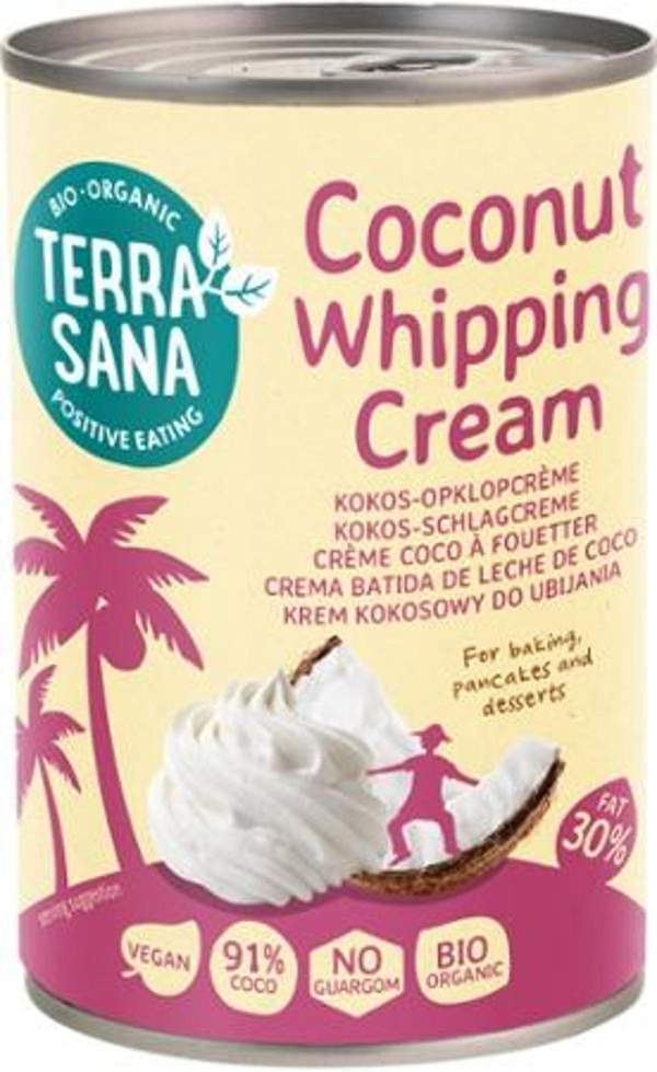 Produktfoto zu Kokosmilch Schlagcreme 400ml