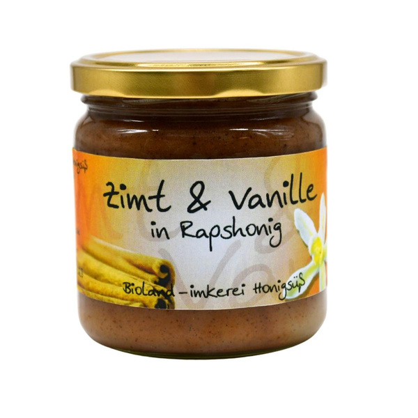 Produktfoto zu Rapshonig Vanille & Zimt 500g