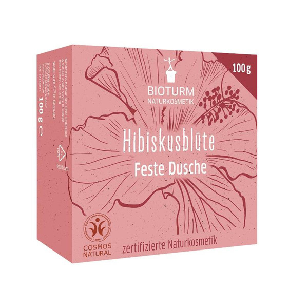 Produktfoto zu Feste Dusche Hibiskus 100g