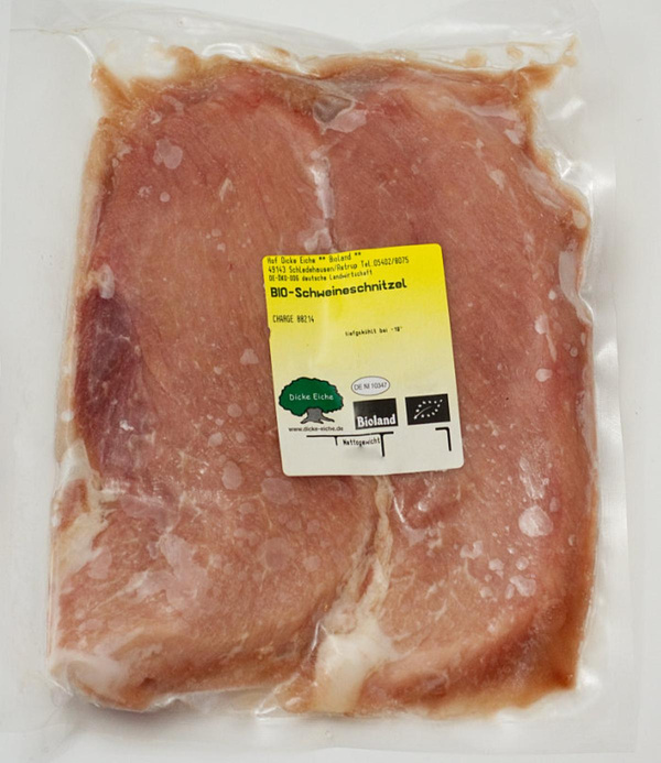 Produktfoto zu Schnitzel Schwein 2 Stck TK