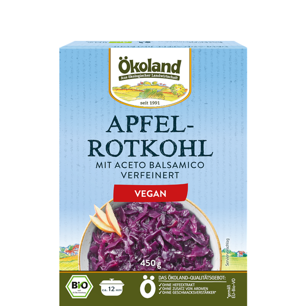 Produktfoto zu Apfel-Rotkohl 450g TK