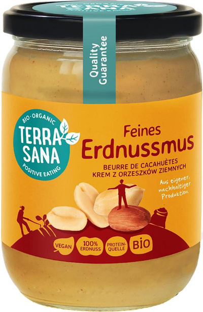 Produktfoto zu Erdnussmus fein 500g