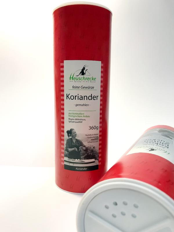 Produktfoto zu Koriander gemahlen in der Dose 360g